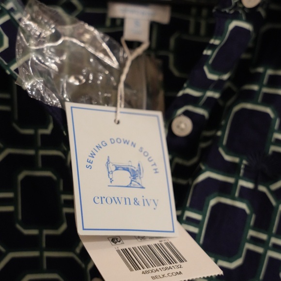 Sewing Down South x Crown & Ivy™ Long Sleeve Dress with Sash - Picture 4 of 8